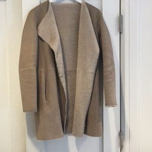 Theory lamb shearling coat